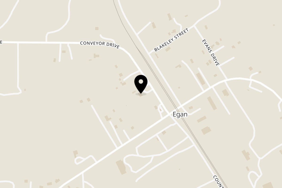 Map showing the location of Best Burger Barn on 5108 Conveyor Dr in Cleburne